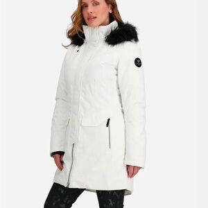Obermeyer Sojourner Jacket, White Size 4 LIKE NEW